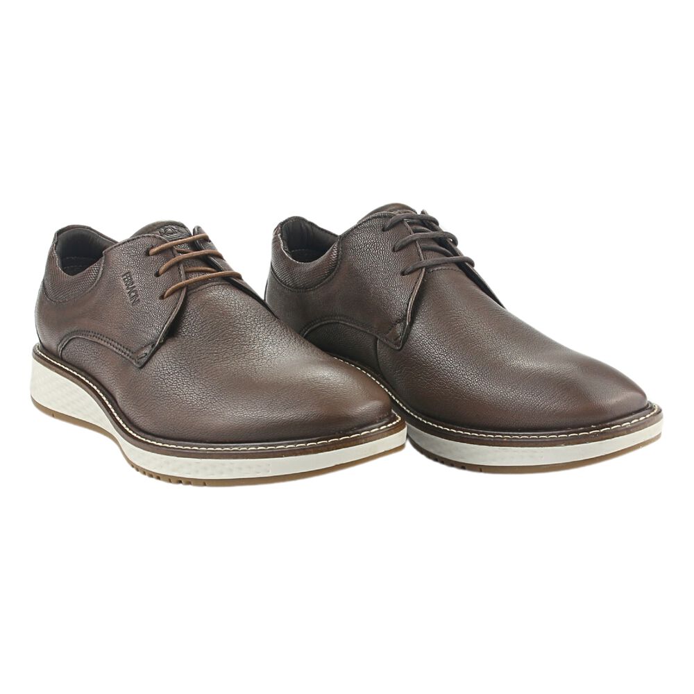 Zapato Ferracini Hombre 3301 Play Café Oscuro Casual image number 4.0